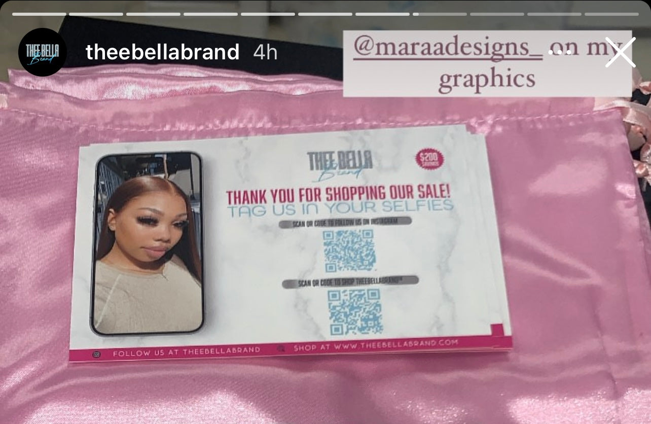 Thank You Card ( Design Only No Print )