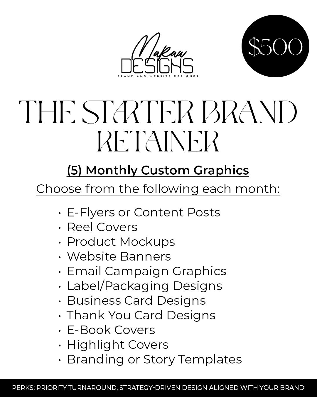 The Starter Brand Retainer