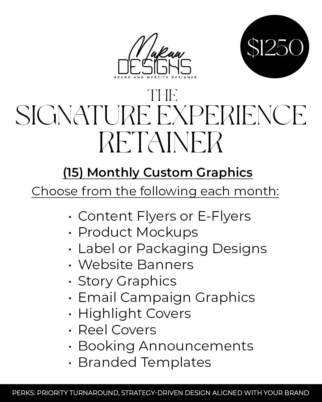The Signature Experience Retainer